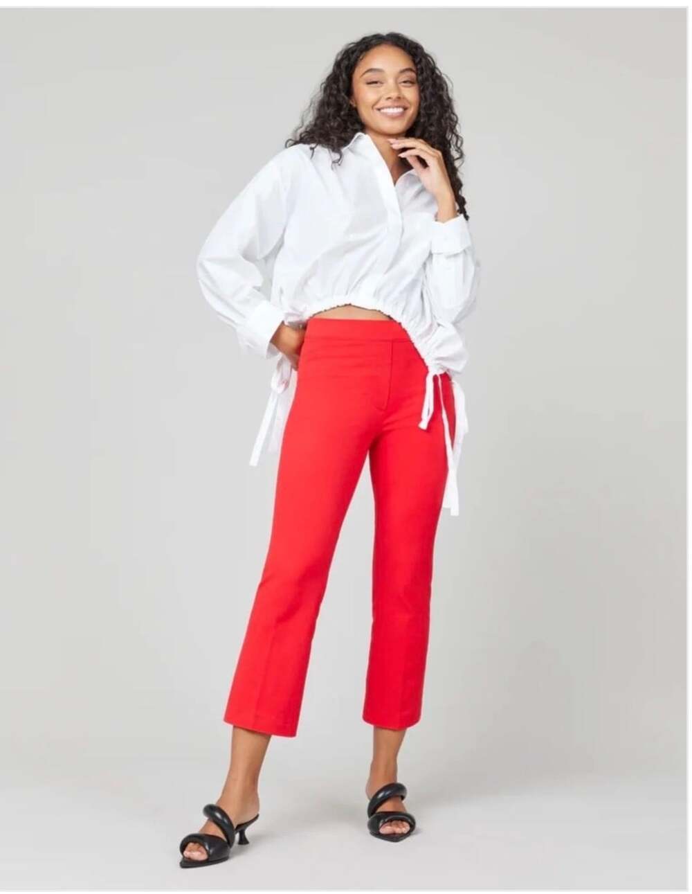 Spanx On the Go Kick Flare Pant Red Size M